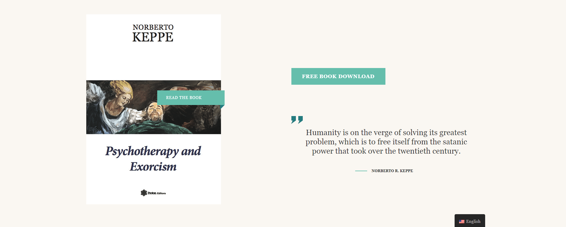 Psychotherapy and Exorcism Book wide